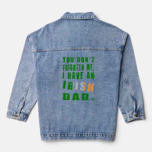 Frighten Irish Dad Denim Jacket (Achterkant)