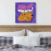 Frightened Scooby-Doo Canvas Afdruk (Insitu (Slaapkamer))