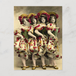 Frightening Cancan Dancers Briefkaart