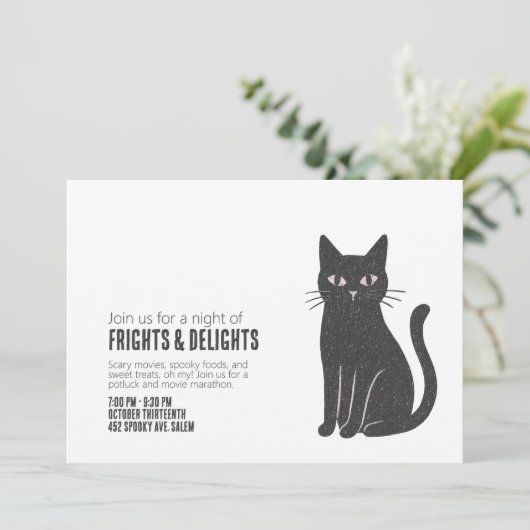 Frights & Delights Kaart (Staand voorkant)