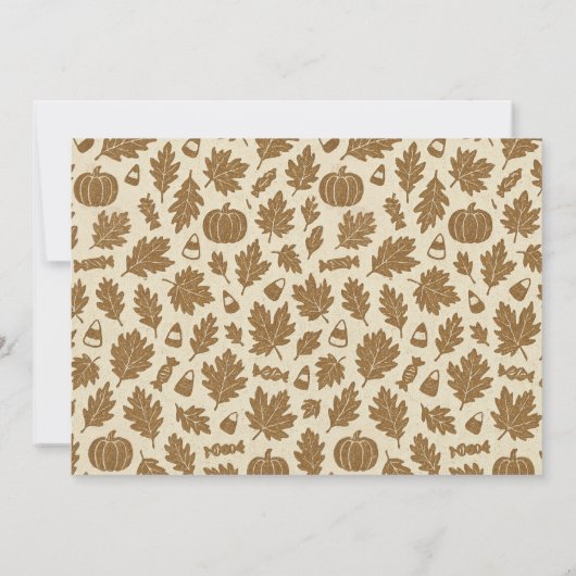 Frights & Delights Kaart (Achterkant)