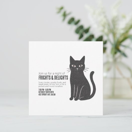 Frights & Delights Save The Date (Staand voorkant)