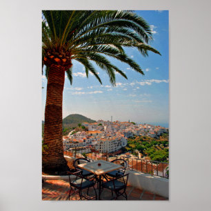 Frigiliana Andalusië Costa del Sol Spanje Poster