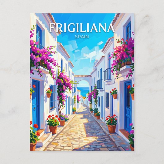Frigiliana Spanje Briefkaart (Voorkant)