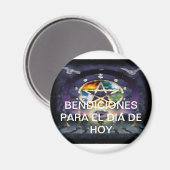 Frigo-Pin De La Suerte Coleccion Bendicion Wicca Magneet (Voorkant / Achterkant)