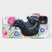 Friisan stallion, folkbloemen Case-Mate iPhone case (Achterkant (horizontaal))