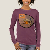 Frijole Frog Siesta Dames LS shirt (Voorkant)