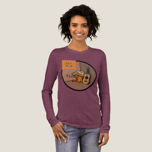 Frijole Frog Siesta Dames LS shirt (Voorkant)