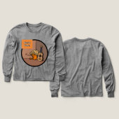 Frijole Frog Siesta Girl's LS Shirt (Voorkant /achterkant)