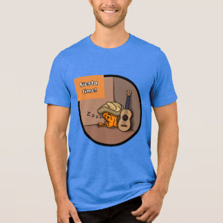 Frijole Frog Siesta Heren Blauwe T-Shirt