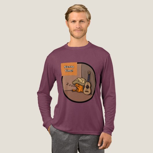Frijole Frog Siesta Heren LS T-shirt (Voorkant)