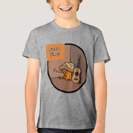 Frijole Frog Siesta Kid's T-Shirt (Voorkant)