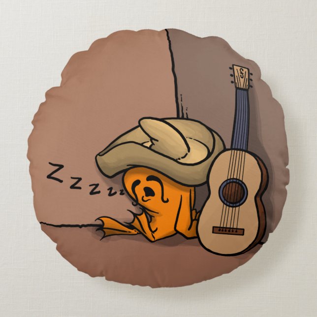 Frijole Frog Siesta Kussen (Voorkant)