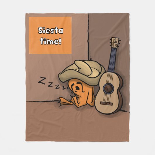 Frijole Frog Siesta Medium Dekbed Fleece Deken (Voorkant)