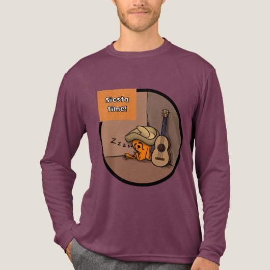Frijole Frog Siesta Men's LS Shirt (Voorkant volledig)