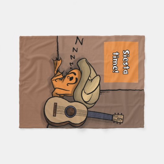 Frijole Frog Siesta Small Blanket Fleece Deken (Voorkant (Horizontaal))