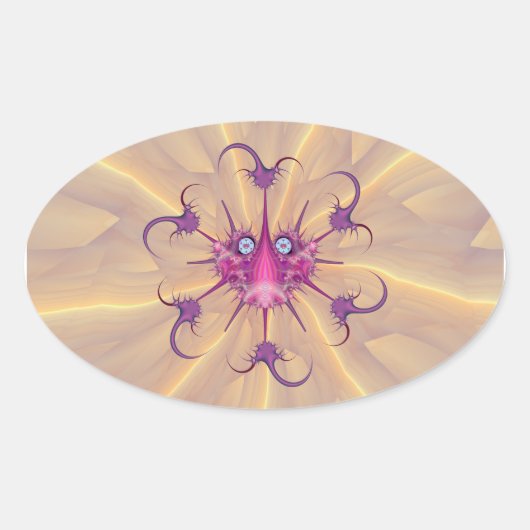 Frijoles Bug & Anti-Virus Oval Sticker (Voorkant)