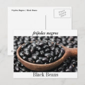 Frijoles Negros/Black Beans Briefkaart (Voorkant / Achterkant)