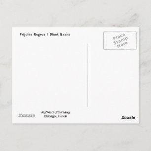 Frijoles Negros/Black Beans Briefkaart
