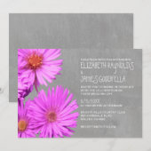 Frikart's Aster Wedding Invitations Kaart (Voorkant / Achterkant)