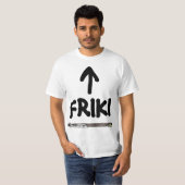 Friki (Negro sobre blanco) T-shirt (Voorkant volledig)