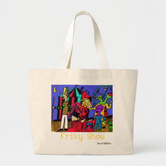 friky show grote tote bag