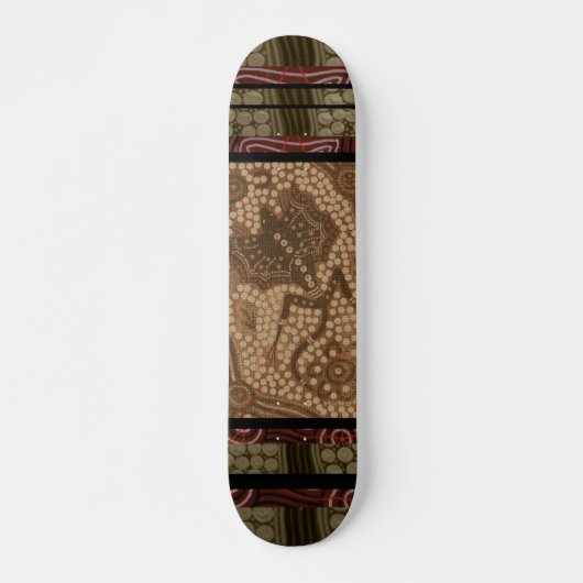 Frill hals hagedis skateboard (Voorkant)