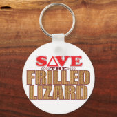 Frilled Lizard Save Sleutelhanger (Voorkant)