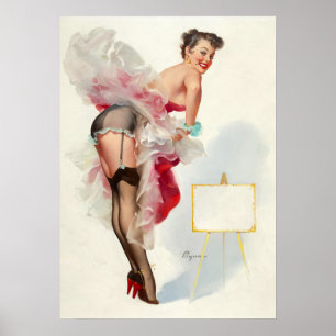 Frills pin-up poster