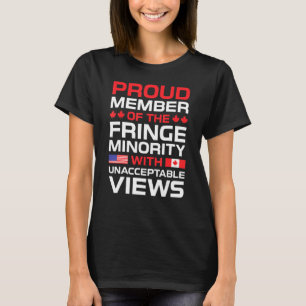 Fringe minderheidsgezinde lid Tucker voor vrijheid T-shirt