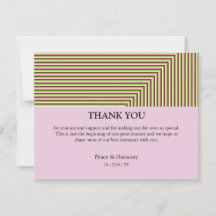 Fringe Stripes Lila Hartelijk dank