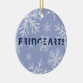 FringeArts keramisch Ornament - Sneeuwvlokken (Rechts)
