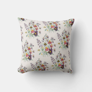 Fringebloemen en Velvet Trumpet Flowers Pillow Kussen