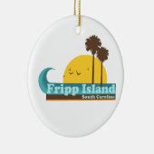 Fripp Beach Keramisch Ornament (Rechts)