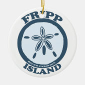 Fripp Island Keramisch Ornament (Voorkant)