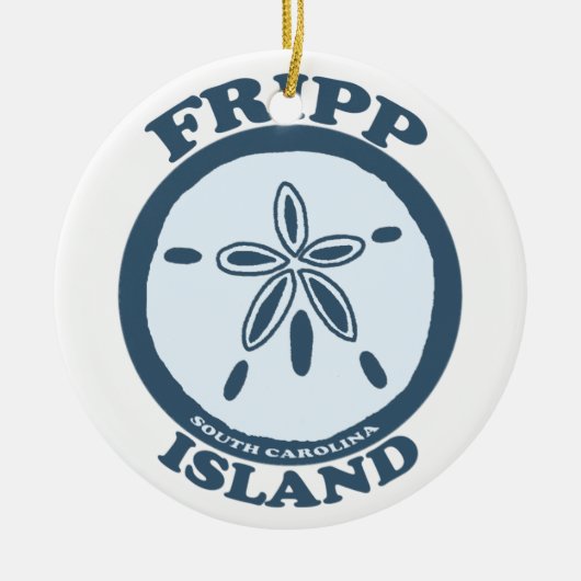 Fripp Island Keramisch Ornament (Voorkant)