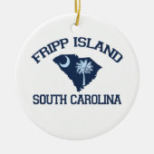 Fripp Island Keramisch Ornament (Voorkant)