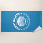 Fripp Island (zeeschelp) Strandlaken (Voorkant)