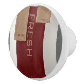 FRIS Bruin Beige Rond Keramische Knop (Rechts)