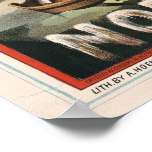 Fris en koud - Bier direct van de Noordpool Poster (Hoek)