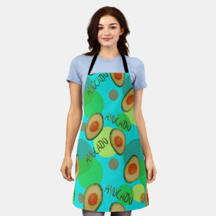 Fris en leuk avocado patroon schort