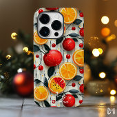 Fris en levendig fruitontwerp met citrus en bessen Case-Mate iPhone case