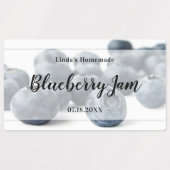 Fris en modern Blueberry Jam Jar Labels (Design 2)