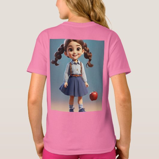 Fris en Schattige T-shirt (Achterkant)