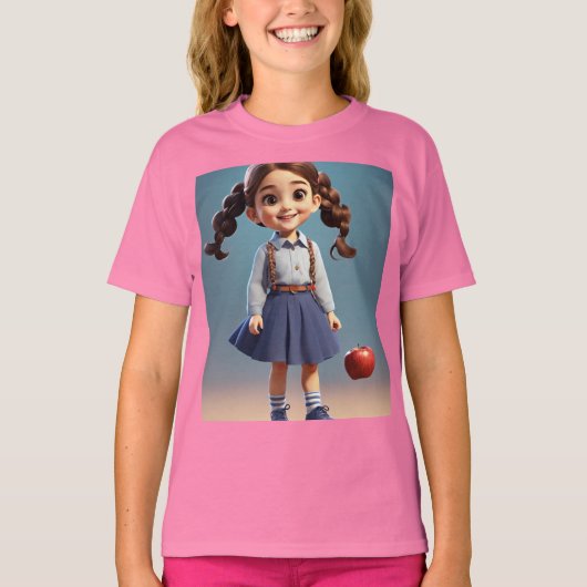 Fris en Schattige T-shirt (Voorkant)