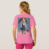 Fris en Schattige T-shirt (Achterkant volledig)