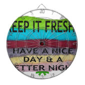 Fris en schoon: kleuruitbarsting voor een frisse s dartbord (Voorkant)