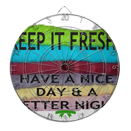 Fris en schoon: kleuruitbarsting voor een frisse s dartbord (Voorkant)