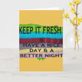 Fris en schoon: kleuruitbarsting voor een frisse s kaart (Gele Bloem)