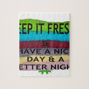 Fris en schoon: kleuruitbarsting voor een frisse s legpuzzel